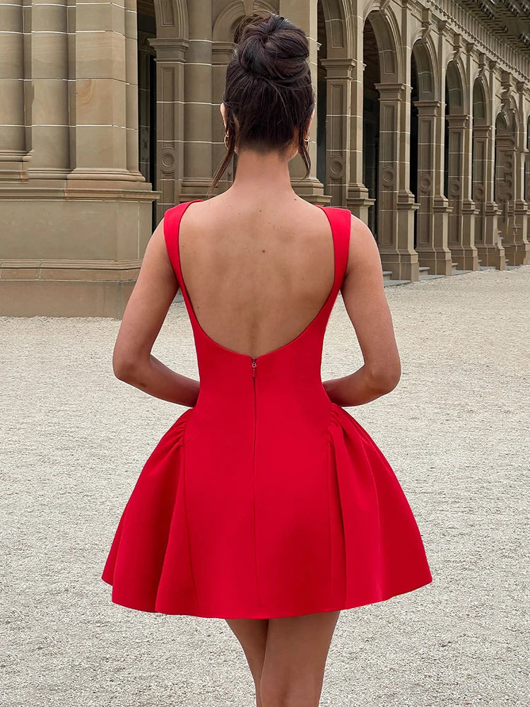 Vestido Curto Evasê Catarine