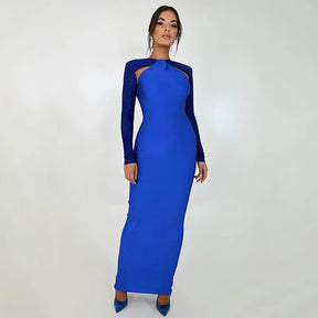 Vestido Longo de Manga Longa Essence Lollitaz