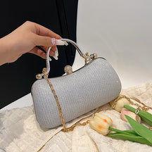 Bolsa de Brilho com 2 alças Clutch Lux Glam