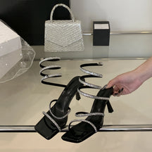 Sandália Glam Crystal Lollitaz