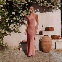 Vestido em Cetim Ellen Lollitaz