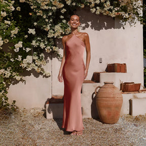 Vestido em Cetim Ellen Lollitaz