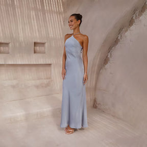 Vestido em Cetim Ellen Lollitaz