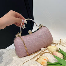 Bolsa de Brilho com 2 alças Clutch Lux Glam