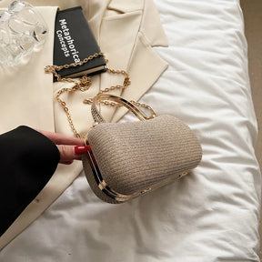 Bolsa de Brilho com 2 alças Clutch Lux Glam