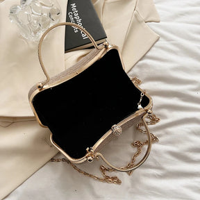 Bolsa de Brilho com 2 alças Clutch Lux Glam