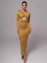 Vestido Longo com Recortes Íris Lollitaz
